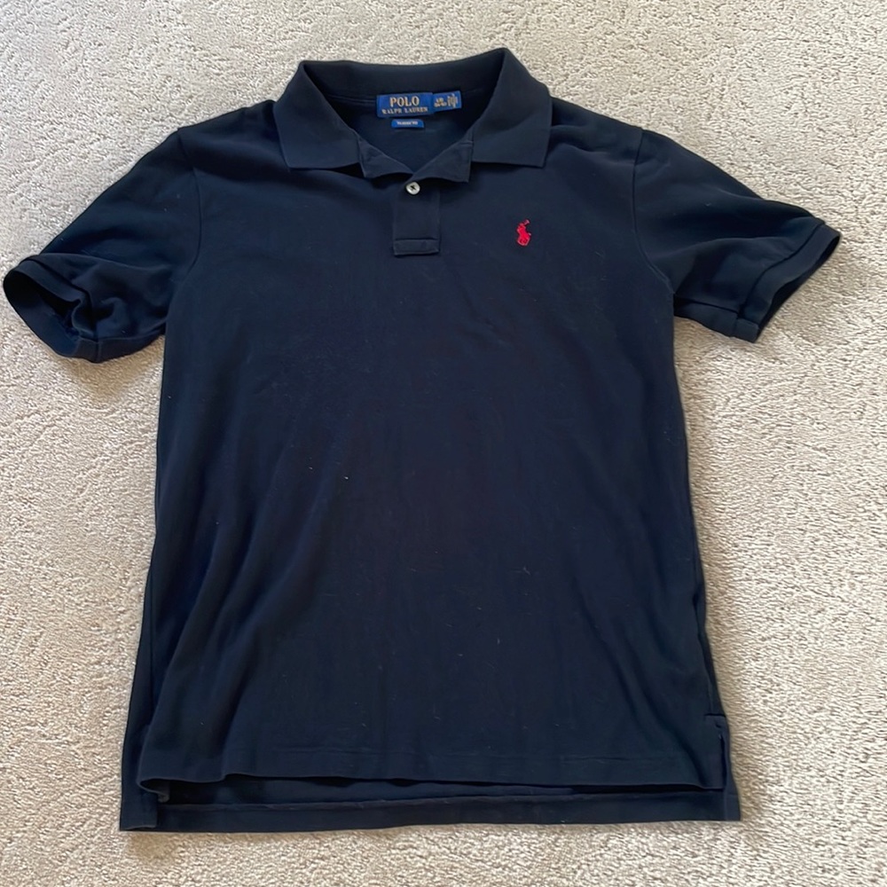 Polo Ralph Lauren classic fit black shirt size large 14-16